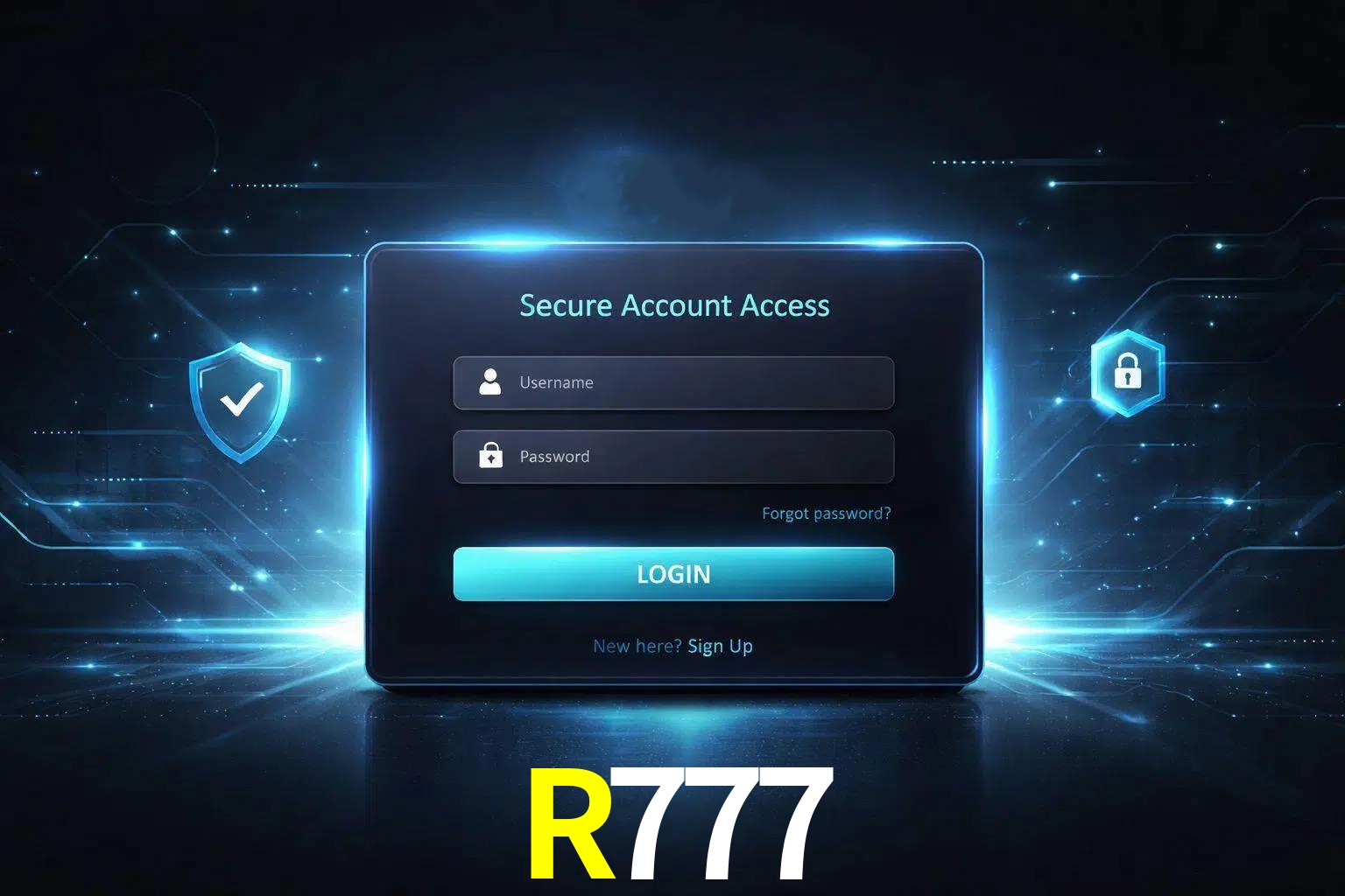 Pantalla de inicio de sesión de cuenta R777 para usuarios en México